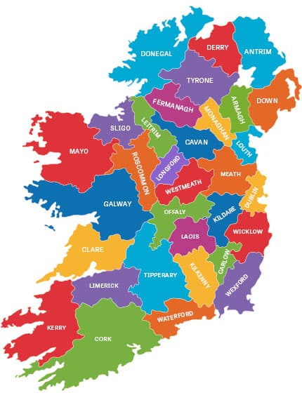 Ireland Map 